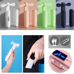 Handheld Mini Fan With Power Bank