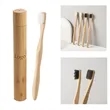 Soft Bamboo Toothbrush With Container | https://www.bestnamebadges.com
