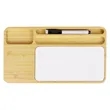 Bamboo 15W Phone Wireless Charger W/ Writing Board | https://www.bestnamebadges.com