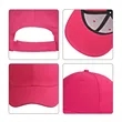 6 Panel Structured Mid Profile Baseball Hat | https://www.bestnamebadges.com