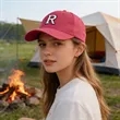 6 Panel Structured Mid Profile Baseball Hat | https://www.bestnamebadges.com