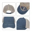 6 Panel Washed Cotton Soft Trucker Hat W/ Mesh Back | https://www.bestnamebadges.com