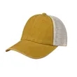 6 Panel Washed Cotton Soft Trucker Hat W/ Mesh Back | https://www.bestnamebadges.com