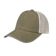 6 Panel Washed Cotton Soft Trucker Hat W/ Mesh Back | https://www.bestnamebadges.com