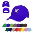6 Panel Structured Cotton Twill Sandwich Baseball Cap | https://www.bestnamebadges.com