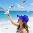 6 Panel Structured Cotton Twill Sandwich Baseball Cap | https://www.bestnamebadges.com