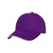 6 Panel Structured Cotton Twill Sandwich Baseball Cap | https://www.bestnamebadges.com