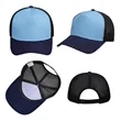 5 Panel Two Tone Trucker Cap W/ High Quality Mesh Back | https://www.bestnamebadges.com