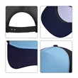 5 Panel Two Tone Trucker Cap W/ High Quality Mesh Back | https://www.bestnamebadges.com
