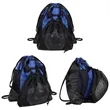 Sports Drawstring Backpack W/ Mesh Ball Bag | https://www.bestnamebadges.com