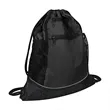 Sports Drawstring Backpack W/ Mesh Ball Bag | https://www.bestnamebadges.com