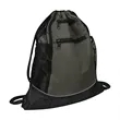 Sports Drawstring Backpack W/ Mesh Ball Bag | https://www.bestnamebadges.com