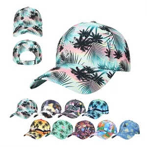 6 Panel Structured All Over Print Baseball Cap