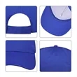 5 Panel Structured Polyester Cotton Baseball Hat | https://www.bestnamebadges.com