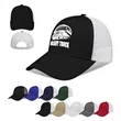 5 Panel Structured Snapback Trucker Cap W/ Mesh Back | https://www.bestnamebadges.com