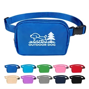 Polyester Cross Body Belt Bag W/ Adjustable Strap