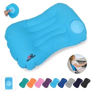 Portable PVC Inflatable Travel Pillow 19"x12.6"