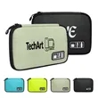 Portable Travel Electronic Cable Organizer Bag | https://www.bestnamebadges.com