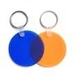 Portable PVC Round Vinyl Keychain Key Tag | https://www.bestnamebadges.com