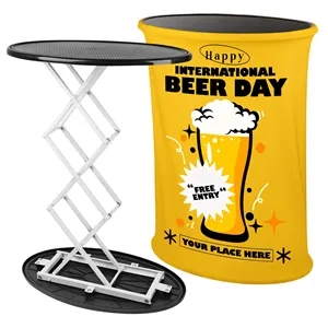 Full Color Pop Up Display Podium Kit W/ Carry Bag
