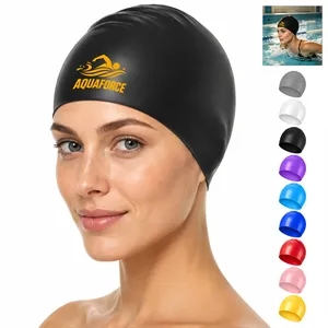 Classic Unisex High Elastic Soft Silicone Swim Cap