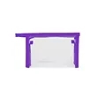 Clear Zippered Toiletry Bag W/ Handle 6.3"x4"x1.5" | https://www.bestnamebadges.com