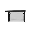 Clear Zippered Toiletry Bag W/ Handle 6.3"x4"x1.5" | https://www.bestnamebadges.com
