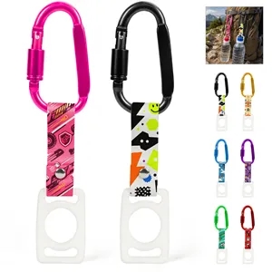 Portable Water Bottle Holder W/ Carabiner Clip