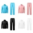 2 Piece Men's Tracksuits Fleece Zip Up Jacket & Jogger Set | https://www.bestnamebadges.com
