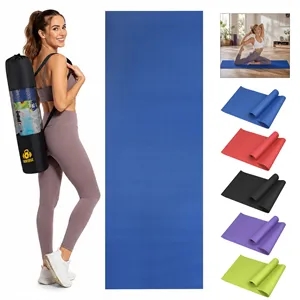 68"x24" Non Slip PVC Yoga Mat W/ Carrying Bag
