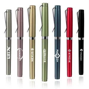 0.5mm Business Gel Ink Pen W/ Metal Clip