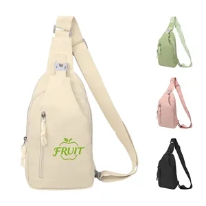 RFID Anti Theft Waterproof Nylon Crossbody Sling Bag