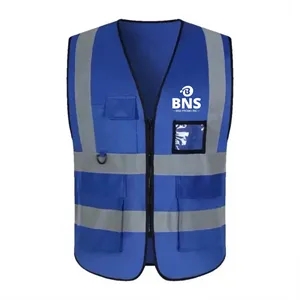 High-Visibility Reflective Safety Vest for Work Sites
