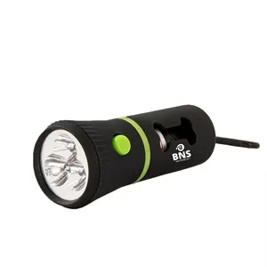 Compact Pet Waste Bag Dispenser With Built-in LED Light