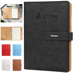 Pu Cover A5 Binder Refillable Planner Notebook 6 Ring