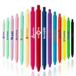1.0mm Macaron Soft Touch Retractable Ballpoint Pen | https://www.bestnamebadges.com