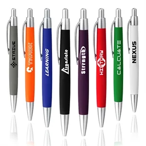 1.0mm Midpoint Retractable Ballpoint Pen W/ Comfort Grip