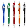 2 In 1 Plastic Retractable Ballpoint Pen W/ Stylus Tip | https://www.bestnamebadges.com