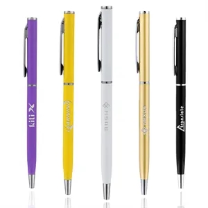Premium Metal Refillable Ballpoint Pen W/ Twist Action