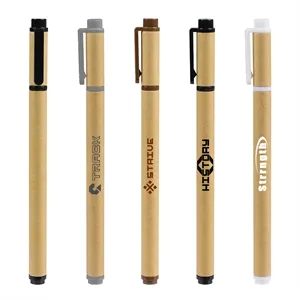 Eco Friendly 0.5mm Kraft Paper Gel Ink Pen