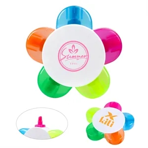 Flower Shape Highlighter W/ 5 Different Colors