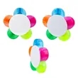 Flower Shape Highlighter W/ 5 Different Colors | https://www.bestnamebadges.com