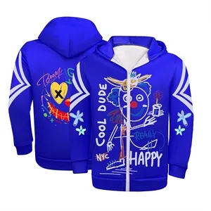 Fleece Full Zip Up Cropped Hoodie Sweatshirt W/ Long Sleeve