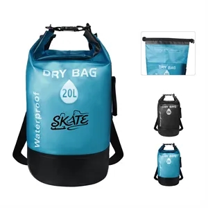 20L PVC Waterproof Roll Top Dry Bag Backpack