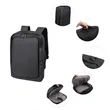 3 Way Convertible Carry On PU Leather Laptop Backpack | https://www.bestnamebadges.com