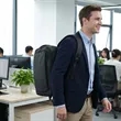 3 Way Convertible Carry On PU Leather Laptop Backpack | https://www.bestnamebadges.com