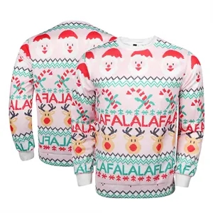 Full Color Unisex Pullover Crewneck Sweatshirt