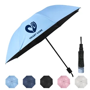 43" Arc Travel Folding Umbrella W/ UV Protection