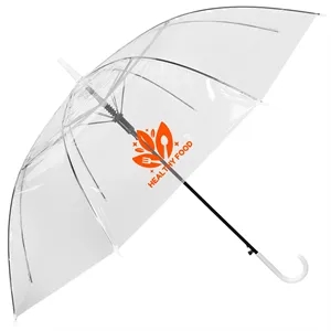 42" Arc Auto Open Clear Umbrella Wedding