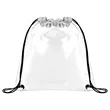PVC Clear Stadium Bag Drawstring Backpack 12"x12" | https://www.bestnamebadges.com